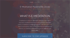 Desktop Screenshot of e-meditation.com